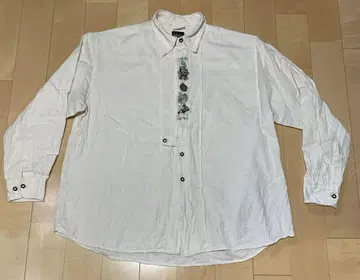 80's 로리안 셔츠 자수 긴팔 유로