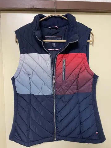 TOMMY HILFIGER 퀼팅 베스트 충전솜