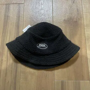 PUMA 플리스 버킷햇 블랙
