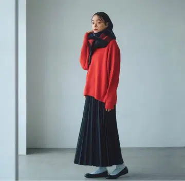 kagure [ 23AW ] 해밀턴 울 와이드 튜닉 니트 kagure