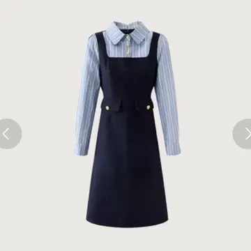 LA POMME petit 네이비 허리 원피스 S 사이즈