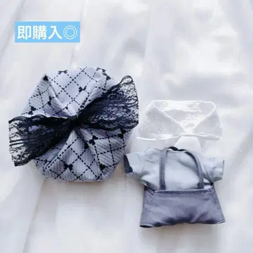 누이복 하피누이 치비누이 치비스트 의류 리본 코디 블루 그레이 베레모