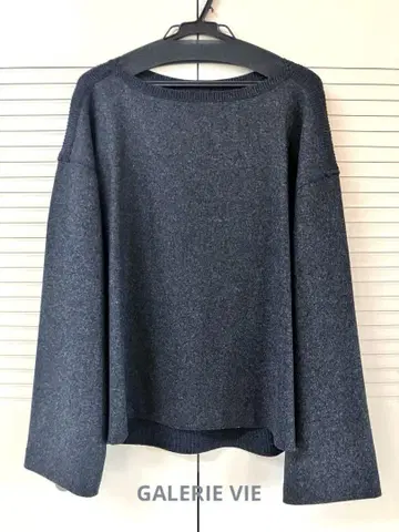 GALERIE VIE 울 콤비네이션 풀오버