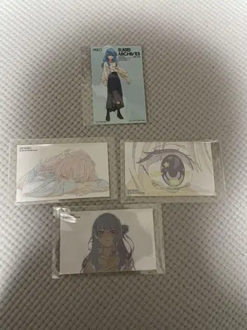호시마치 스이세이  원화 스티커 3장 컴프 세트 TSUTAYA