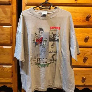 THRASHER pushead 슬래패스 티셔츠
