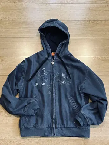 FOOTPRINTS HOODIE 레프트 얼론 지퍼 후드티