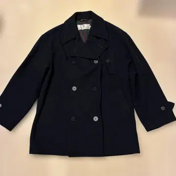 KENT & CURWEN 네이비 피 코트 M