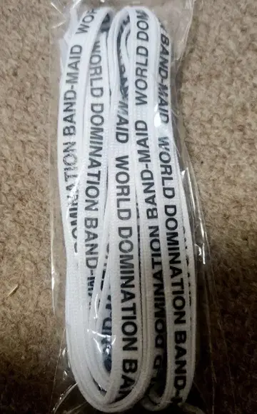 WORLD DOMINATION BAND 신발끈 초!레어