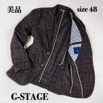 새상품급 G-STAGE 지-스테이지 트위드 테일러드 자켓 사이즈 48