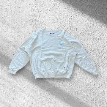 Russell Athletic 맨투맨 베이지 edifice