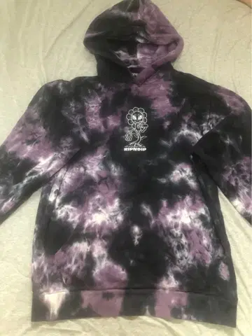 RIPNDIP 타이 다이 패턴 후드티 S 사이즈