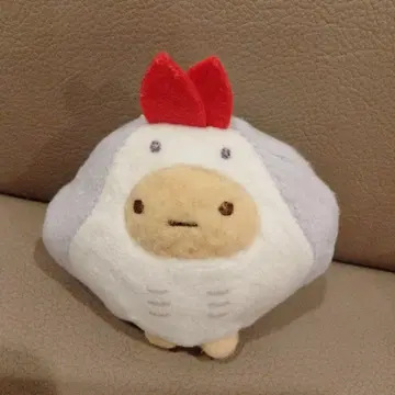 스미코구라시 걸이 봉제 인형 수족관 새우튀김 꼬리 가오리