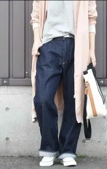 Ordinary fits 벨트 포함 데님 팬츠