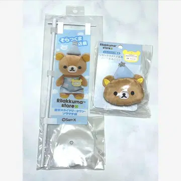 리락쿠마 소라 마치 점장 소라쿠마 인형 배지 선술집 깃발