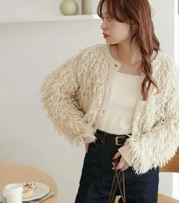 Discort 프린지 2WAY 풀오버 아이보리