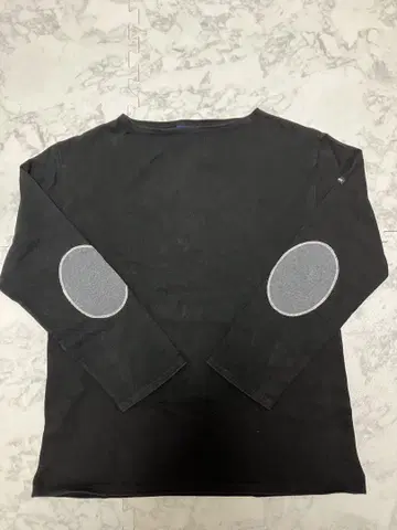 SAINT JAMES 블랙 긴팔 티셔츠 바스크 셔츠 웨쌍