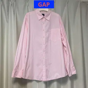 [ 초레어 ] GAP 남성용 긴팔 셔츠 빅 사이즈 XL 핑크