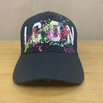 DSQUARED2 스플래터 프린트 캡
