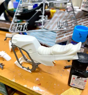 타미야 CBR400F 페인팅 완료 완성품