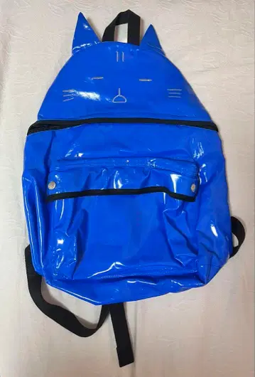 MINT NeKO 나는 고양이 백팩이다 에나멜 블루 민트네코