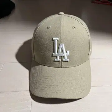 47 Brand LA 로고 야구 모자 베이지