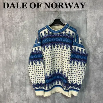 DALE OF NORWAY 빈티지 노르딕 니트 스웨터 XXL