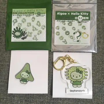 오사카 만박 일본관 모 키티 아크릴 키링 핀 배지