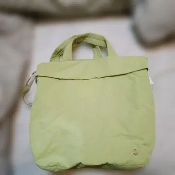 lululemon 라이트 그린 숄더백