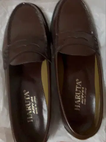 HARUTA 브라운 로퍼 일본제
