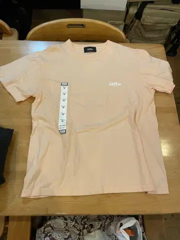 새상품급 SAPEuR 피치 컬러 T셔츠 M