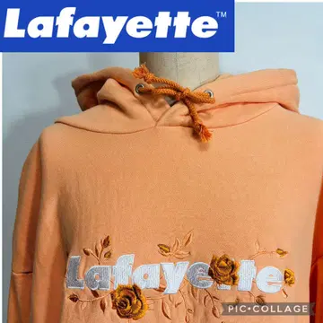 Lafayette 후드티 풀오버 지퍼 후드티 로즈 장미 자수