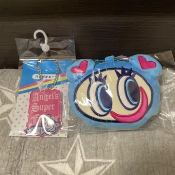 엔젤 블루 지퍼 마스코트 백참 봉제 인형 나카무라 군