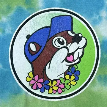 벅스 양면 T셔츠 블루 L