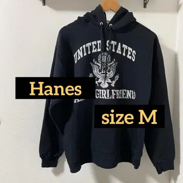 HANES US ARMY 후드티 M 사이즈 블랙 멕시코제