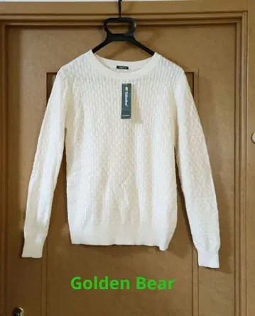 Golden Bear 골든베어 섬세한 케이블 짜임 무늬 니트