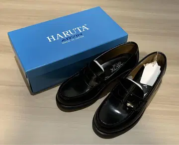 HARUTA 블랙 로퍼 일본제