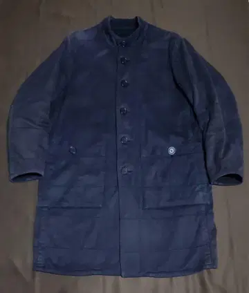 케이지 케이지 스탠드 카라 패치워크 코트 블랙 XS