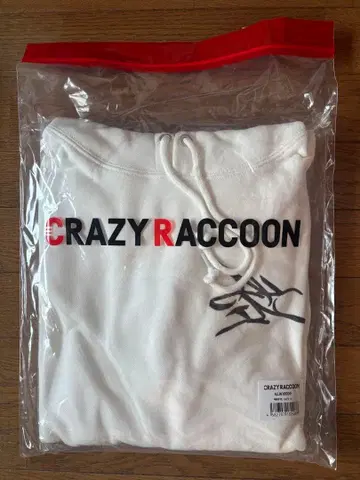 CRAZY RACCOON CR 스토어 스트그라 ALLIN 후드티