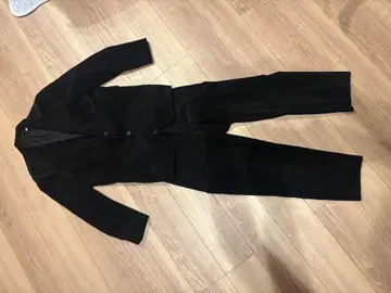 UNIQLO U 셋업 블랙 코듀로이 수트 M 사이즈