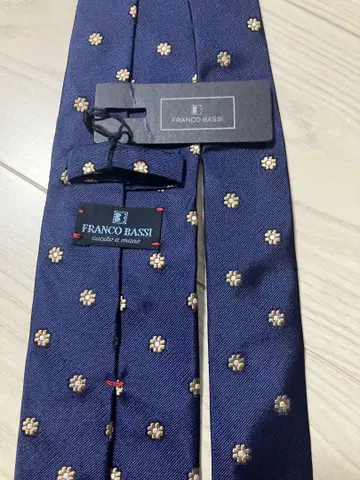 미사용 새상품 FRANCO BASSI 코몬 패턴 넥타이