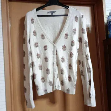 로라 애슐리 꽃무늬 가디건 긴팔