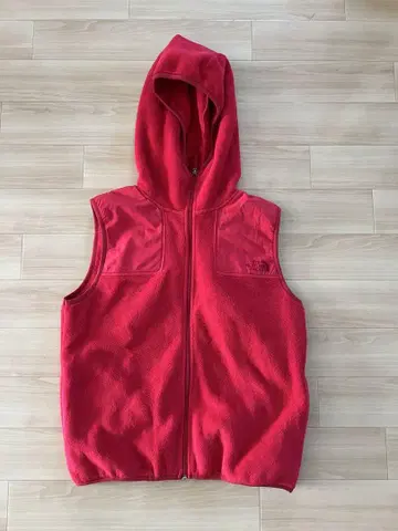 The North Face 플리스 베스트 빨간색