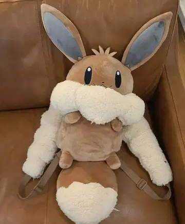 이브이 봉제 인형형 백팩