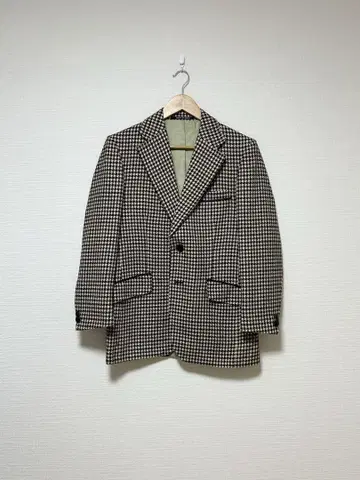빈티지 60s 스페인산 INDUYCO 하운드투스 패턴 테일러드 자켓