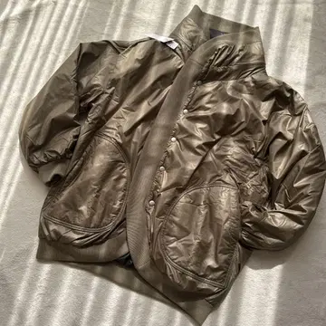 미사용 택 포함 [ 미치코 런던 코시노 ] 2way 후디 나일론 점퍼 L