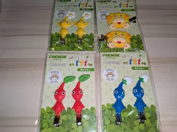 피크민 헤어 클립 4개 세트