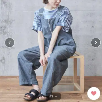다크 블루 데님 오버롤 프리 사이즈