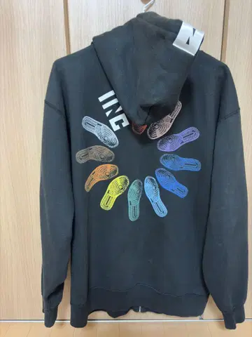 linc FOOT CIRCLE 풋서클 ZIP 후드티 XL