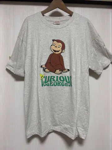 새상품급 Curious George 티셔츠 그레이