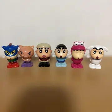 스키야 짱구는 못말려 점핑 마스코트 6개 세트